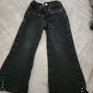 Stylish Black Toddler Flares